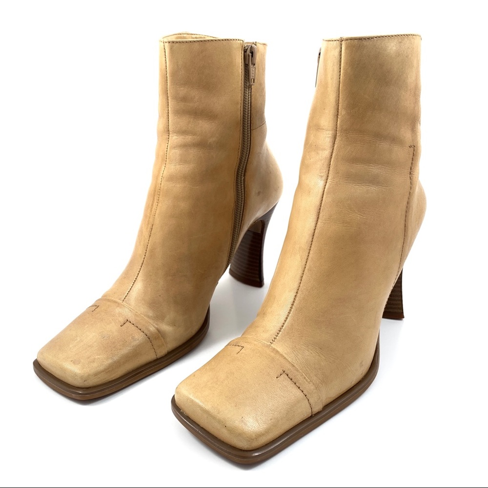 ❌SOLD❌90’s ALDO Brazilian leather square toe boots - Picture 1 of 12
